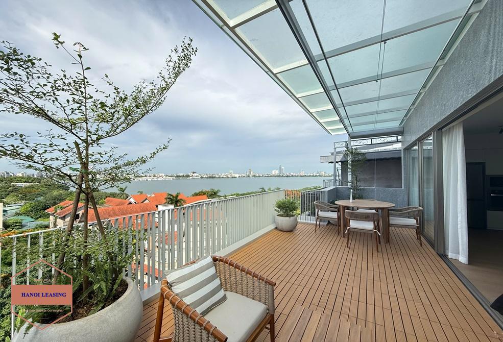 Duplex apartment with lake view for rent in Quang Khanh st, Tay Ho
